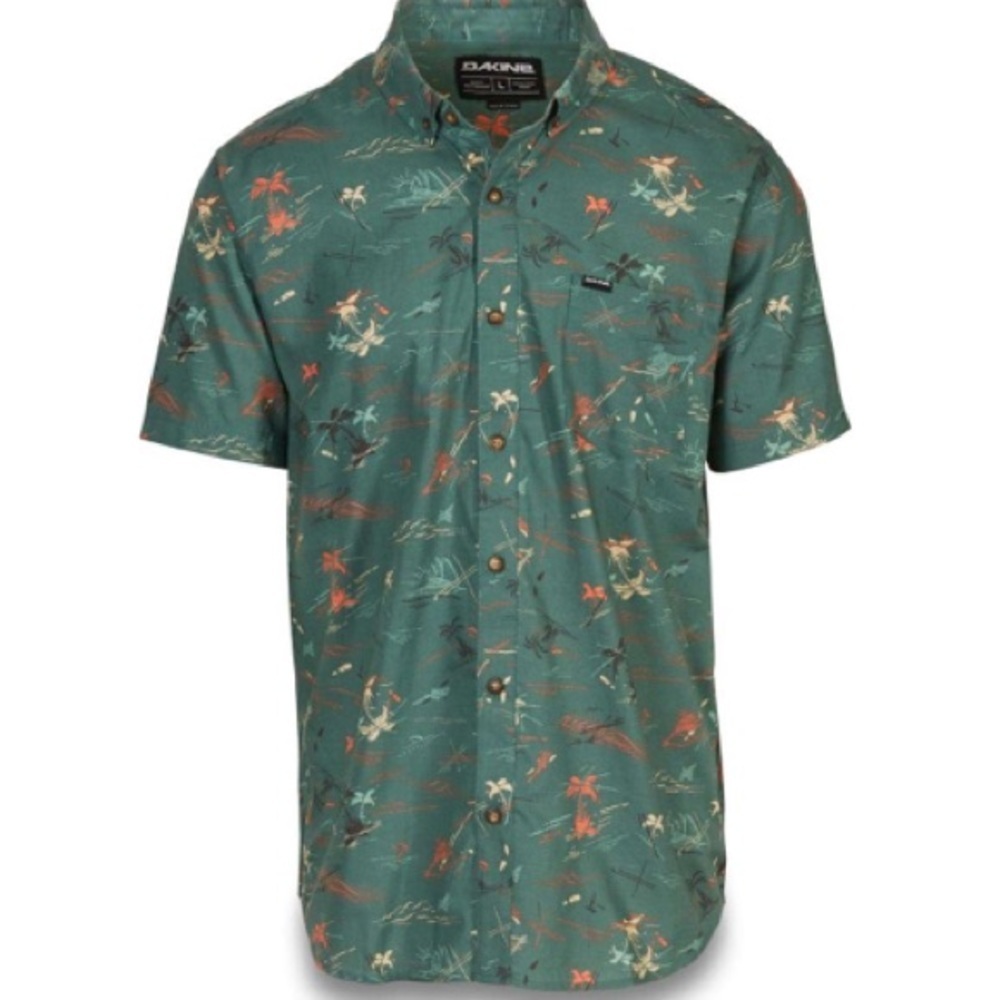 Dakine Poipu Palm Tree Print  Shirt Small